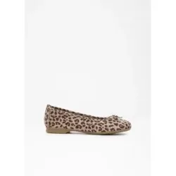 bonprix Jana Komfort-Ballerinas in bequemer Weitebeige 38Damen
