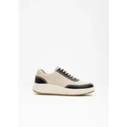 bonprix Sneaker mit Prägungbeige 39Damen