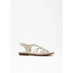 bonprix Rieker Komfort-Riemchensandalen mit Glitzerbeige 36Damen