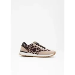 bonprix Sneaker mit Animal-Detailsbeige 41Damen