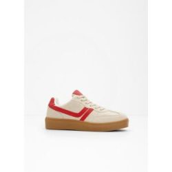 bonprix Plateau-Sneaker im Retrolookbeige 38Damen