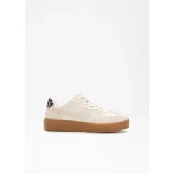 bonprix Plateau-Sneaker im Retrolookweiß 39Damen