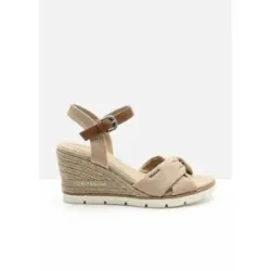 bonprix Tom Tailor Keilsandaletten in Bast-Optikbeige 40Damen