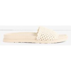 bonprix Pantoletten in Häkel-Optikbeige 42Damen