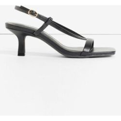bonprix Riemchensandaletten mit schmalem Absatzschwarz 36Damen