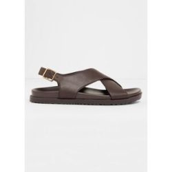 bonprix Sandalen mit bequemem Fußbettbraun 39Damen