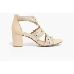 bonprix Marco Tozzi Sandaletten mit Blockabsatzbeige 42Damen