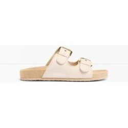 bonprix Pantoletten mit Schnallebeige 36Damen