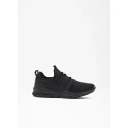 bonprix Sneaker aus Soft-Materialschwarz 38Damen
