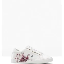 bonprix Sneaker mit floralem Druckweiß 38Damen