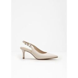 bonprix Slingpumps mit schmalem Absatzbeige 37Damen