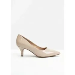 bonprix Pumps in Lack-Optikbeige 41Damen