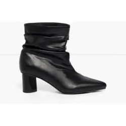 bonprix Stiefeletten mit Raffungschwarz 37Damen