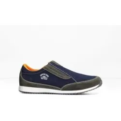 bonprix Slipper aus Velourslederblau 41Herren
