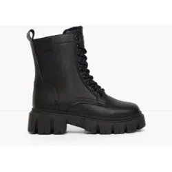 bonprix Tom Tailor Schnürboots mit Profilsohleschwarz 40Damen