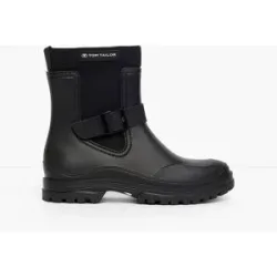 bonprix Tom Tailor Gummistiefel mit Elastikeinsatzschwarz 41Damen