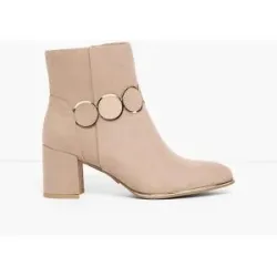 bonprix Marco Tozzi Stiefeletten mit Blockabsatzbeige 37Damen