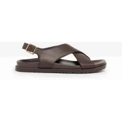 bonprix Sandalen mit bequemem Fußbettbraun 39Damen