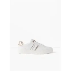 bonprix Tom Tailor Sneaker mit Metallic-Detailsweiß 42Damen