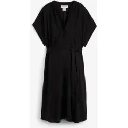 bonprix 2-in-1 Umstands-Blusenkleid für die Schwangerschaft und danachschwarz 52Damen