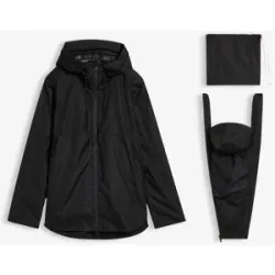 bonprix Ultraleichte wind- und regenfeste Umstands- und Tragejackeschwarz 44Damen