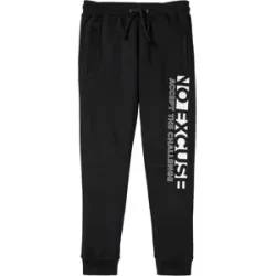 bonprix Jogginghose aus reiner Baumwolleschwarz 48Herren