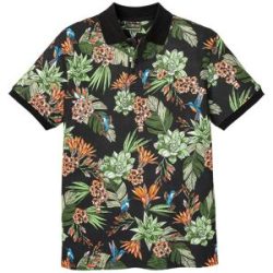 bonprix Piqué-Poloshirt aus reiner Baumwolleschwarz 68Herren