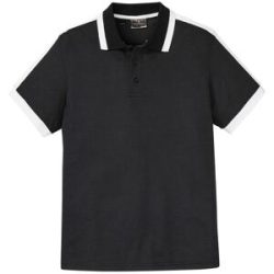 bonprix Piqué-Poloshirt aus reiner Bio-Baumwolleschwarz 68Herren
