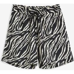 bonprix Paperbag Shorts mit Schnürungschwarz 50Damen