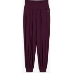 bonprix Weite Sporthose mit  umklappbaren Bundlila 52Damen