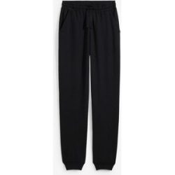 bonprix Jogginghose aus weichem Baumwoll-Mixschwarz 140Knaben