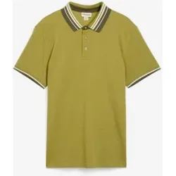 bonprix Piqué-Poloshirt aus reiner Bio-Baumwollegrün 68Herren