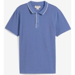 bonprix Piqué-Poloshirt aus reiner Baumwolleblau 56Herren