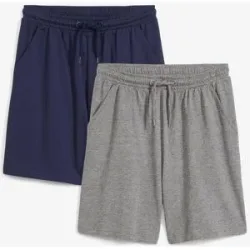 bonprix Jersey-Shorts (2er Pack)blau 164Knaben