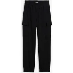 bonprix Cargo-Jogginghose aus reiner Bio-Baumwolleschwarz 164Mädchen
