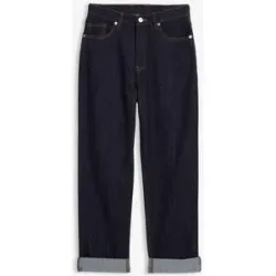 bonprix Loose-Fit Jeans mit verstellbarem Bund, Straightblau 158Knaben