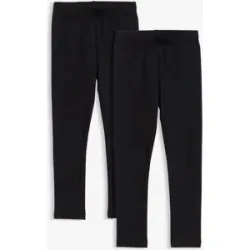 bonprix Thermo-Leggings (2er Pack)schwarz 92Mädchen