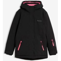bonprix Wasserdichte Skijacke mit sportiven Detailsschwarz 128Mädchen