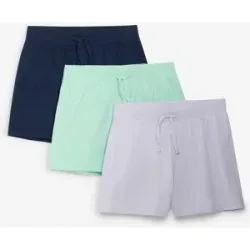 bonprix Jersey-Shorts (3er Pack) aus reiner Bio-Baumwollelila 128Mädchen
