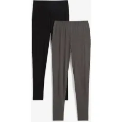 bonprix Leggings (2er Pack)grau 52Damen