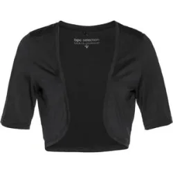 bonprix Shirt-Boleroschwarz 44Damen
