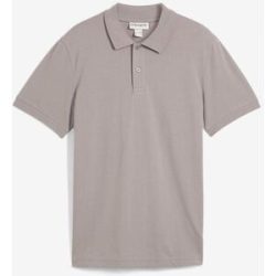 bonprix Piqué-Poloshirt aus reiner Bio-Baumwollegrau 68Herren