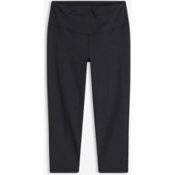 bonprix Sport-Caprileggings aus stabilem Baumwollgriffschwarz 40Damen