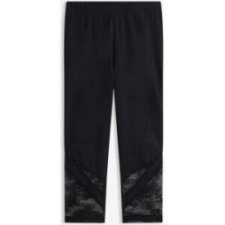 bonprix Capri-Leggings mit Spitzeschwarz 36Damen