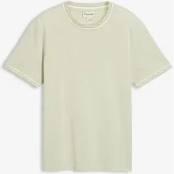 bonprix Piqué-T-Shirt aus reiner Bio-Baumwollegrün 56Herren