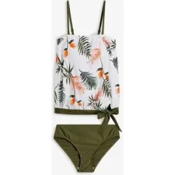 bonprix Bandeau-Tankini (2-tlg.Set) mit Multiway-Trägerweiß 36Damen