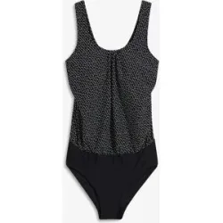 bonprix Badeanzug in Ballonformschwarz 50Damen