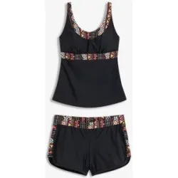 bonprix Tankini mit Badeshorts (2-tlg.Set)schwarz 46Damen