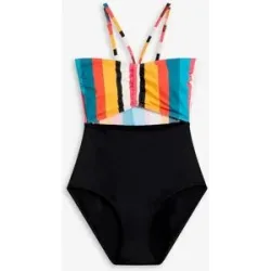bonprix Bandeau-Badeanzugschwarz 42Damen