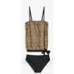 bonprix Oversize Tankini mit abnehmbaren Trägern (2-tlg.Set)beige 40Damen